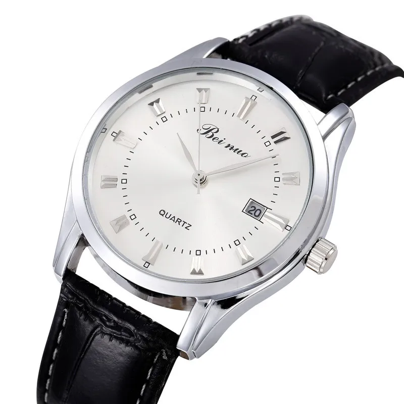 Top Brand Men's Watches Luxury Simple Quartz Wrist Watches for Men Leather Belt Fashion Business Male Clock Relogios Masculino