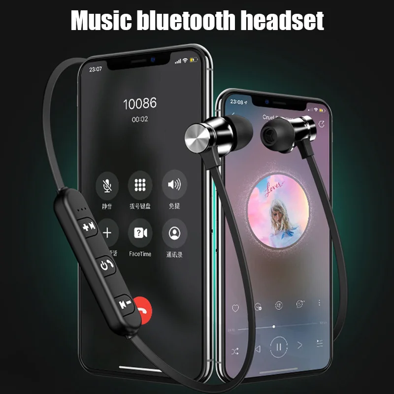 XT11 Bluetooth 4.2 Wireless Earphone Sports Headset Waterproof Earbuds Neckband Magnetic Headphone With Mic For Samrtphones