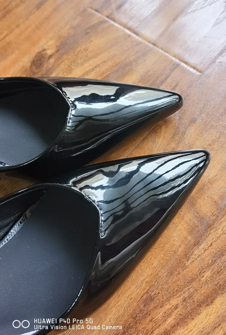 MKKHOU Fashion Pumps New High Quality Real Leather Simple Pointed Shallow Elegant High Heels Daily Commuter Women Shoes