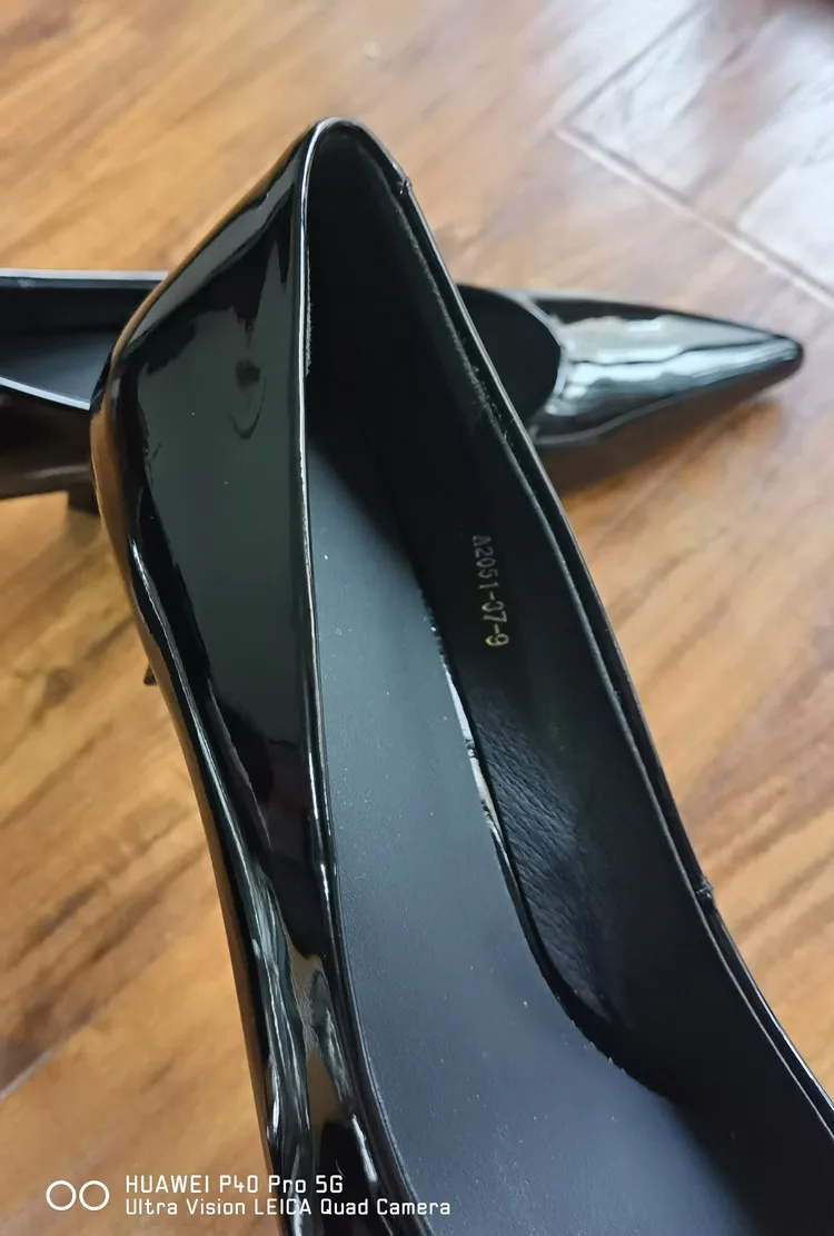 MKKHOU Fashion Pumps New High Quality Real Leather Simple Pointed Shallow Elegant High Heels Daily Commuter Women Shoes