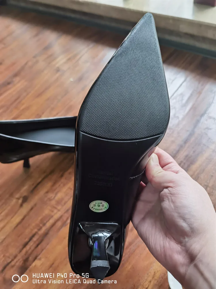 MKKHOU Fashion Pumps New High Quality Real Leather Simple Pointed Shallow Elegant High Heels Daily Commuter Women Shoes