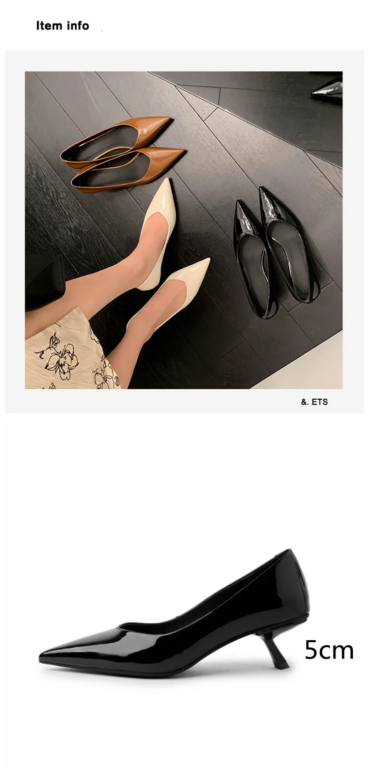 MKKHOU Fashion Pumps New High Quality Real Leather Simple Pointed Shallow Elegant High Heels Daily Commuter Women Shoes