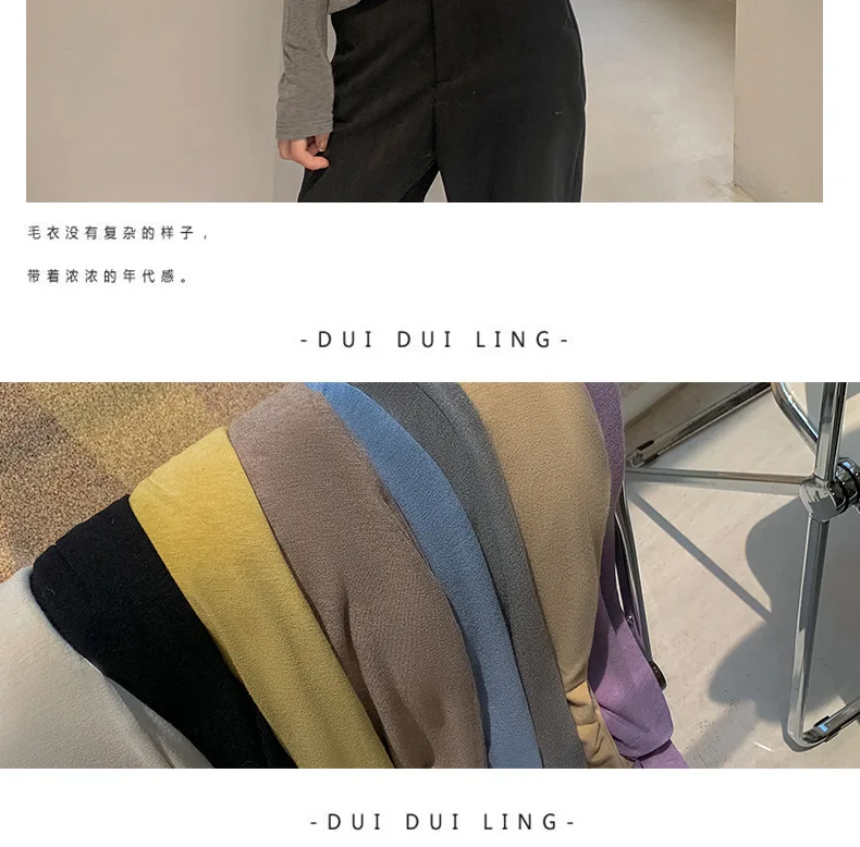 Soft Viscose Knitted Woman T-shirts Vintage Casual Loose Long Sleeve Harajuku Streetwear Women Tops 122723WTA