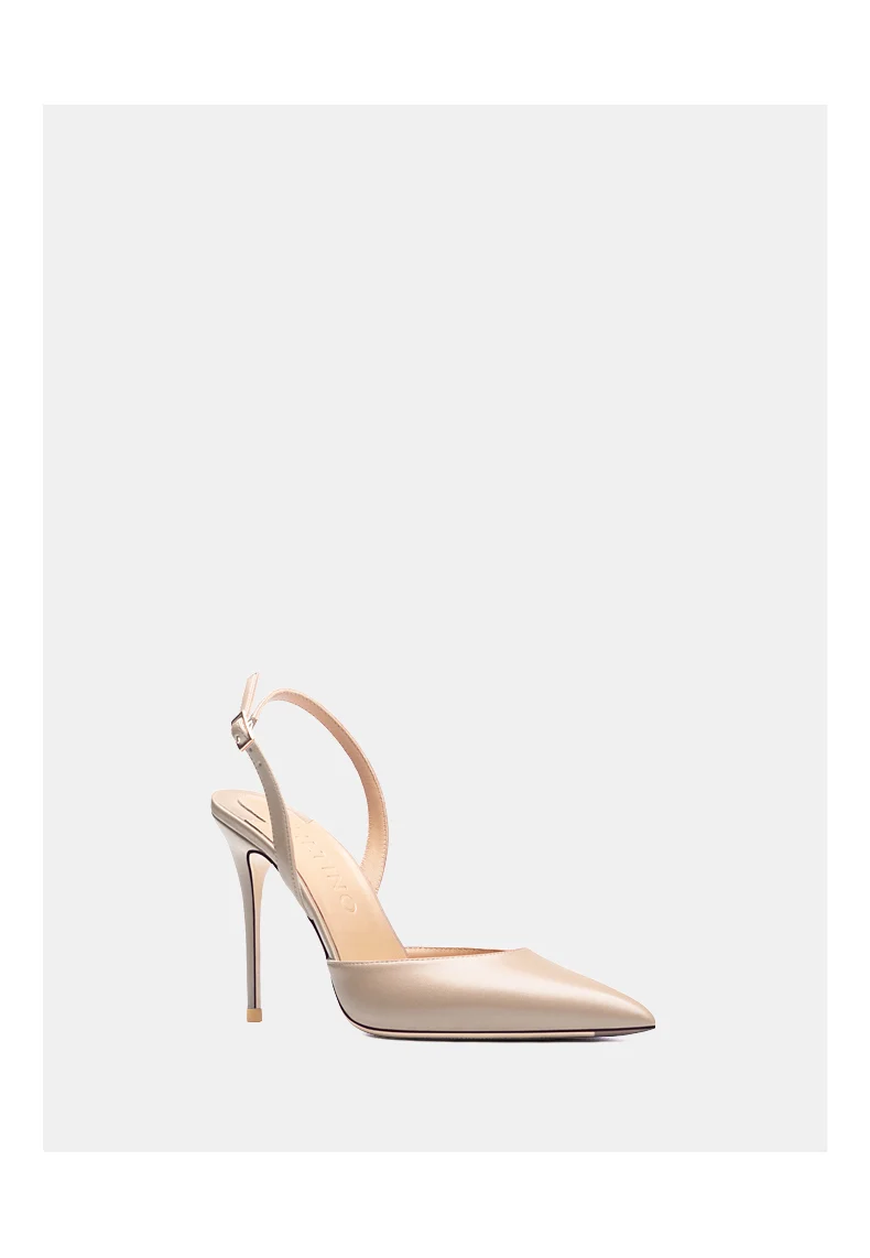 Women heels shoes summer 2025 New Concise Heels sandals With Buckle Female Pointed Toe Real Leather Ladies Prom Shoes Women