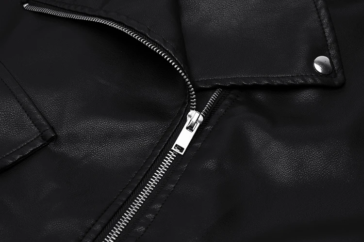Fitaylor PU Faux Leather Jacket Women Loose Sashes Casual Biker Jackets Outwear Female Tops BF Style Black Leather Jacket Coat