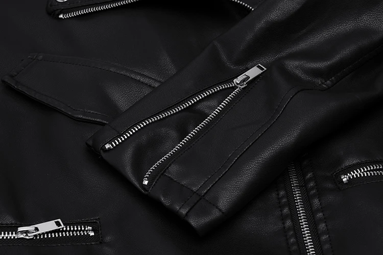 Fitaylor PU Faux Leather Jacket Women Loose Sashes Casual Biker Jackets Outwear Female Tops BF Style Black Leather Jacket Coat