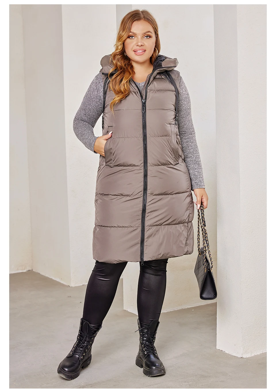 Astrid 2023 New Winter parka Women's coat women Jacket long warm Bright fabric fashion hooded large sizes female clothing 8675