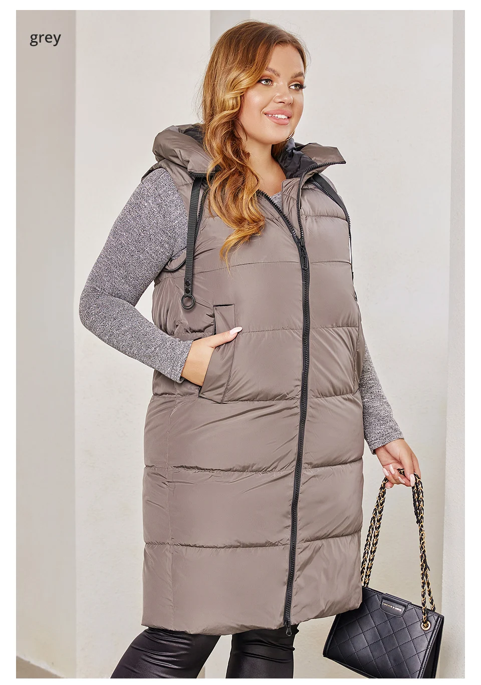 Astrid 2023 New Winter parka Women's coat women Jacket long warm Bright fabric fashion hooded large sizes female clothing 8675