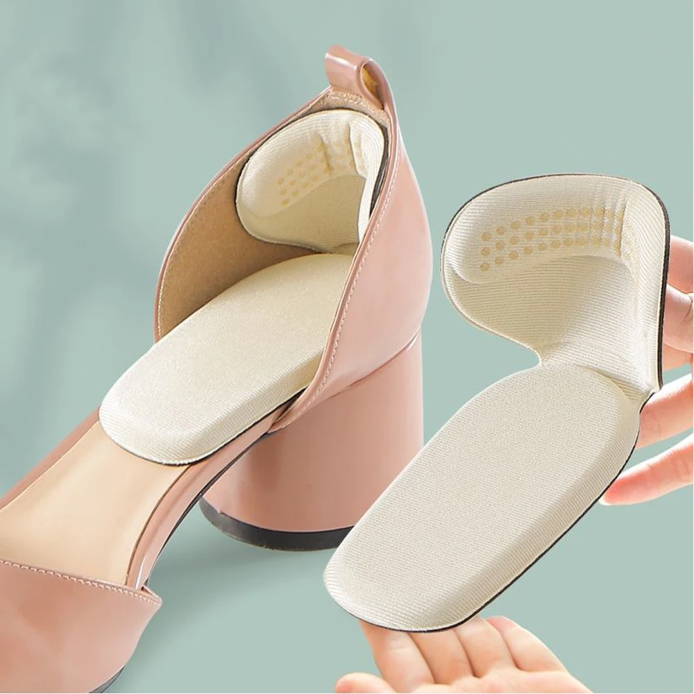 Half Insoles for Women Shoes Back Stickers High Heels Liner Insert Heel Pain Relief Protector Cushion Pads for Shoe Size Reducer