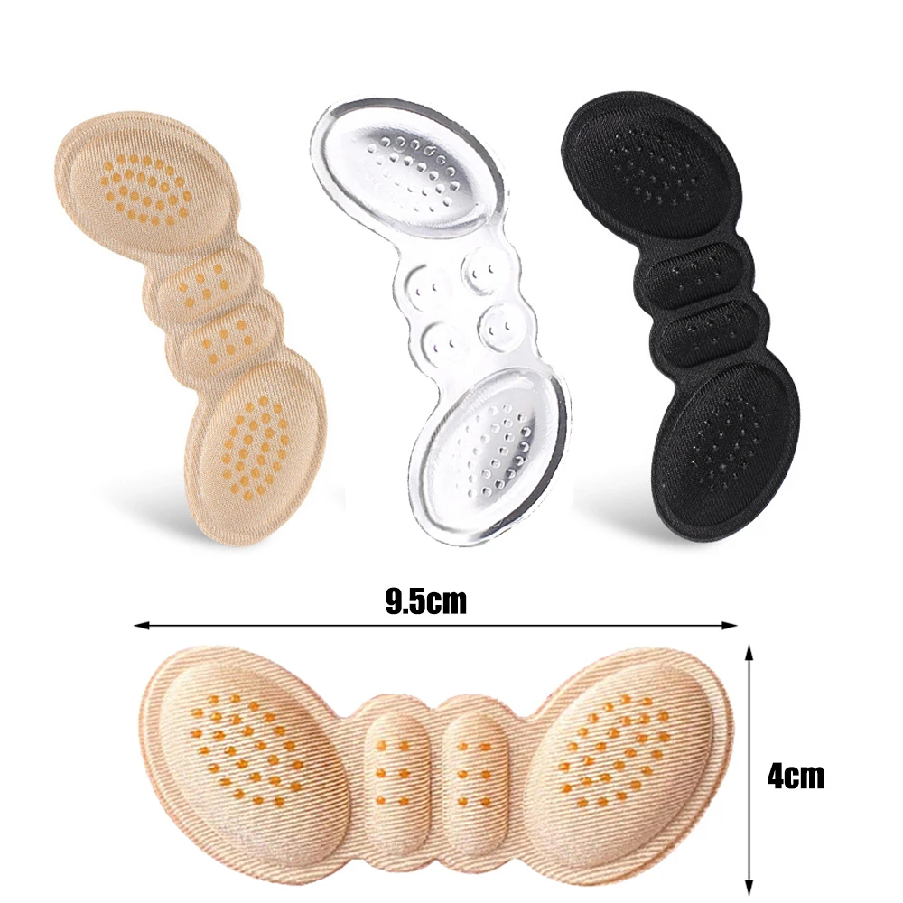Half Insoles for Women Shoes Back Stickers High Heels Liner Insert Heel Pain Relief Protector Cushion Pads for Shoe Size Reducer