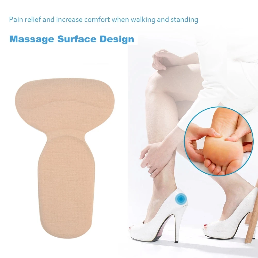 Half Insoles for Women Shoes Back Stickers High Heels Liner Insert Heel Pain Relief Protector Cushion Pads for Shoe Size Reducer