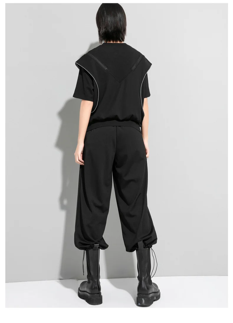 Amax luluE European 2025 Fashion Streetwear Women Sexy Off Shoulder Black Tees Casual Short Sleeve Tshirts Female Oversized Tops