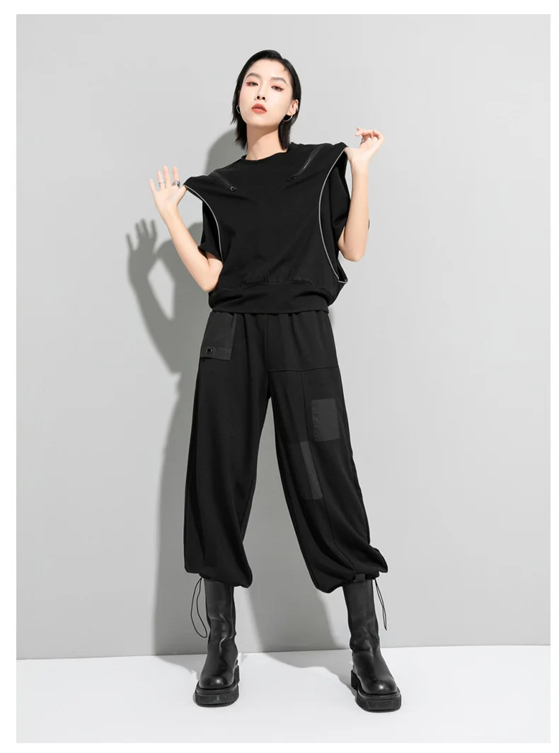 Amax luluE European 2025 Fashion Streetwear Women Sexy Off Shoulder Black Tees Casual Short Sleeve Tshirts Female Oversized Tops