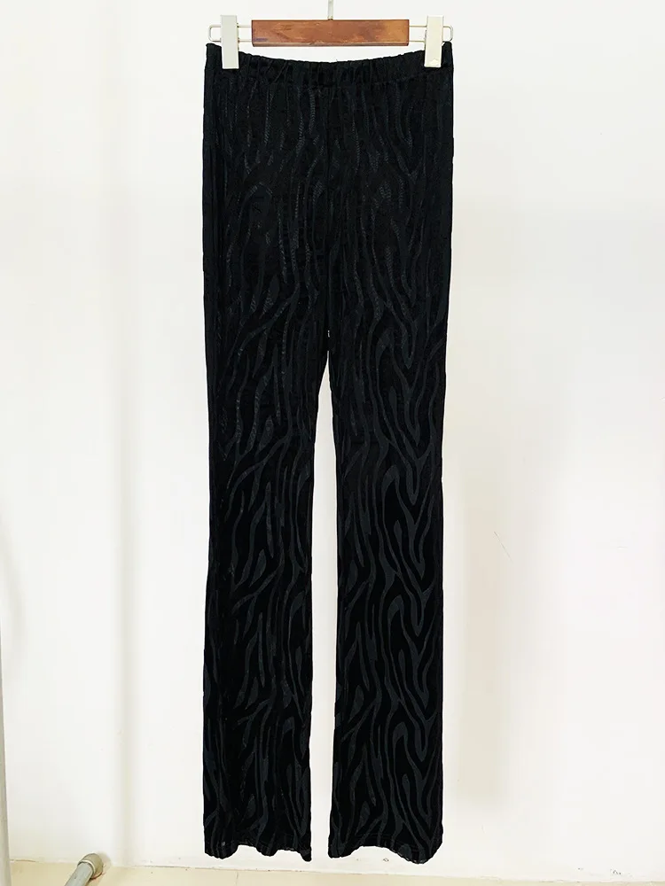 New Celebrity Bodycon Bandage Jumpsuit Fashion Sexy O-Neck Black Women Evening Club Party Dress Casual Flare Pant Suits