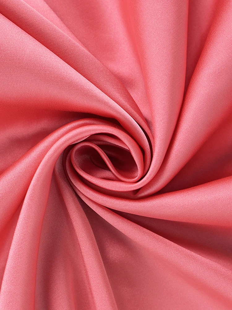 NewAsia Satin Dress Spaghetti Strap Tie up Cowl Neck Backless Split Slim Fit Asymmetrical Maxi Dress Sexy Dresses for Women 2021