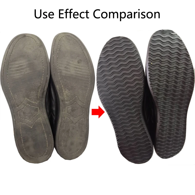 Rubber Soles for Shoes Repair Outsole Replacement Anti Slip Wear-resistant Sole Protector for Sneakers DIY Making Shoes Material