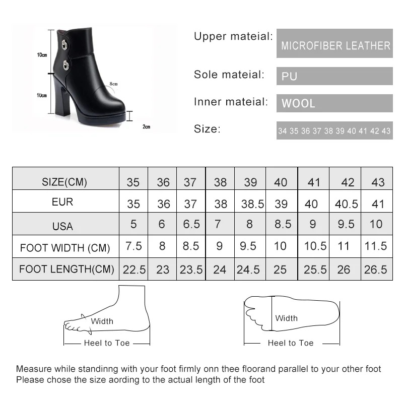 DIMANYU Women Winter Boots 2026 New High Heel Ankle Boots Women Warm Wool Platform Women's Fashion Normal Boots Shoes