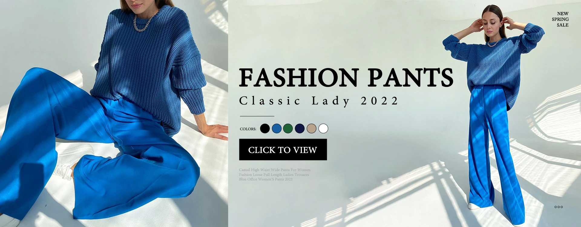 Clacive Summer Sexy Sleeveless Lace-up Shirt Two Piece Set Women Elegant High Wiast Pants Set Casual White Pleated Trouser Suits