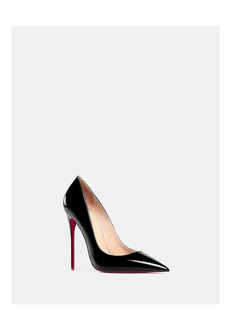 Designer Heels for women leather Luxury Brand Pumps Red Bottom Pointed Toe High Heels Elegant Stiletto Ladies Party Shoes women
