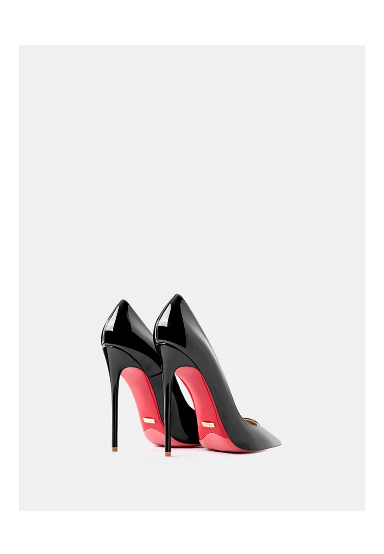 Designer Heels for women leather Luxury Brand Pumps Red Bottom Pointed Toe High Heels Elegant Stiletto Ladies Party Shoes women