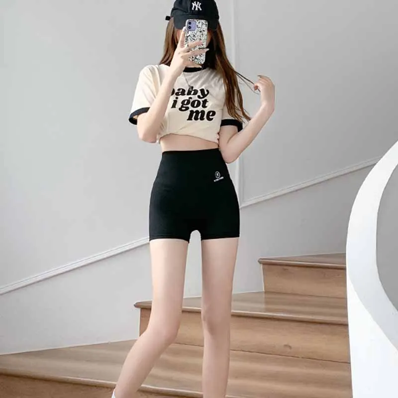 Women Shorts High Waist Fitness Sports Seamless Legging Female Body Shape Underwear Elastic Stretch Lift Up Flat Belly Boxers