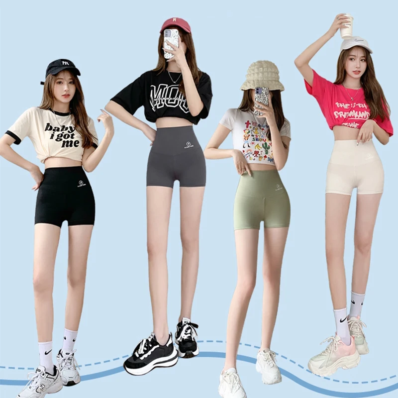 Women Shorts High Waist Fitness Sports Seamless Legging Female Body Shape Underwear Elastic Stretch Lift Up Flat Belly Boxers