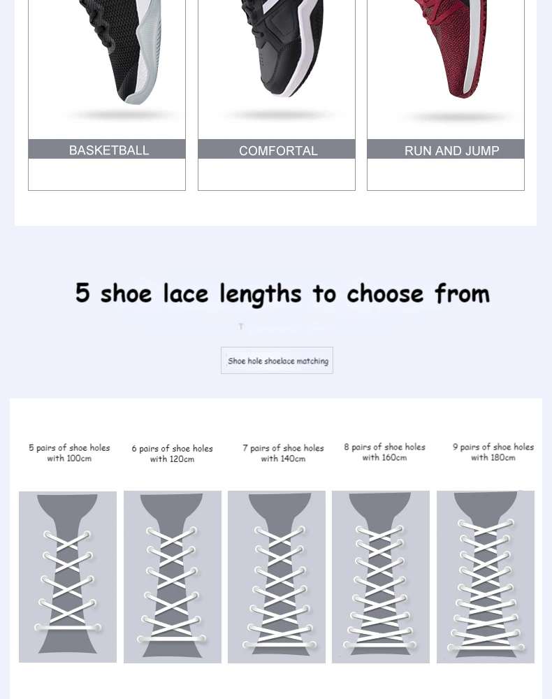 1Pair Semicircle Shoelace Men's and Women's Basketball Shoes Casual Shoes Sports/Running Non-slip Anti-loose Non-fading Shoelace