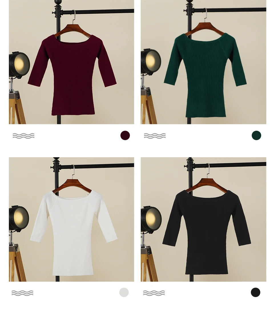 2026 Pullover Ladies Korean Fashion Women's Sweater Clothes Knitted Blouses Basic Outerwear Style Tops Female Clothing Cropped