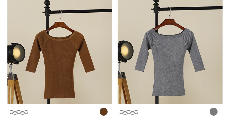 2026 Pullover Ladies Korean Fashion Women's Sweater Clothes Knitted Blouses Basic Outerwear Style Tops Female Clothing Cropped