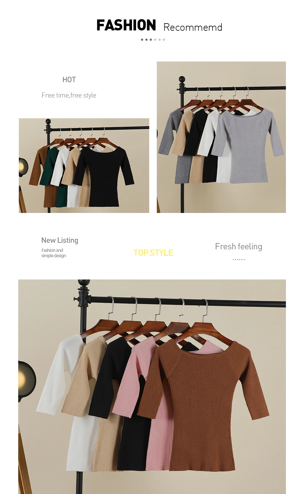 2026 Pullover Ladies Korean Fashion Women's Sweater Clothes Knitted Blouses Basic Outerwear Style Tops Female Clothing Cropped