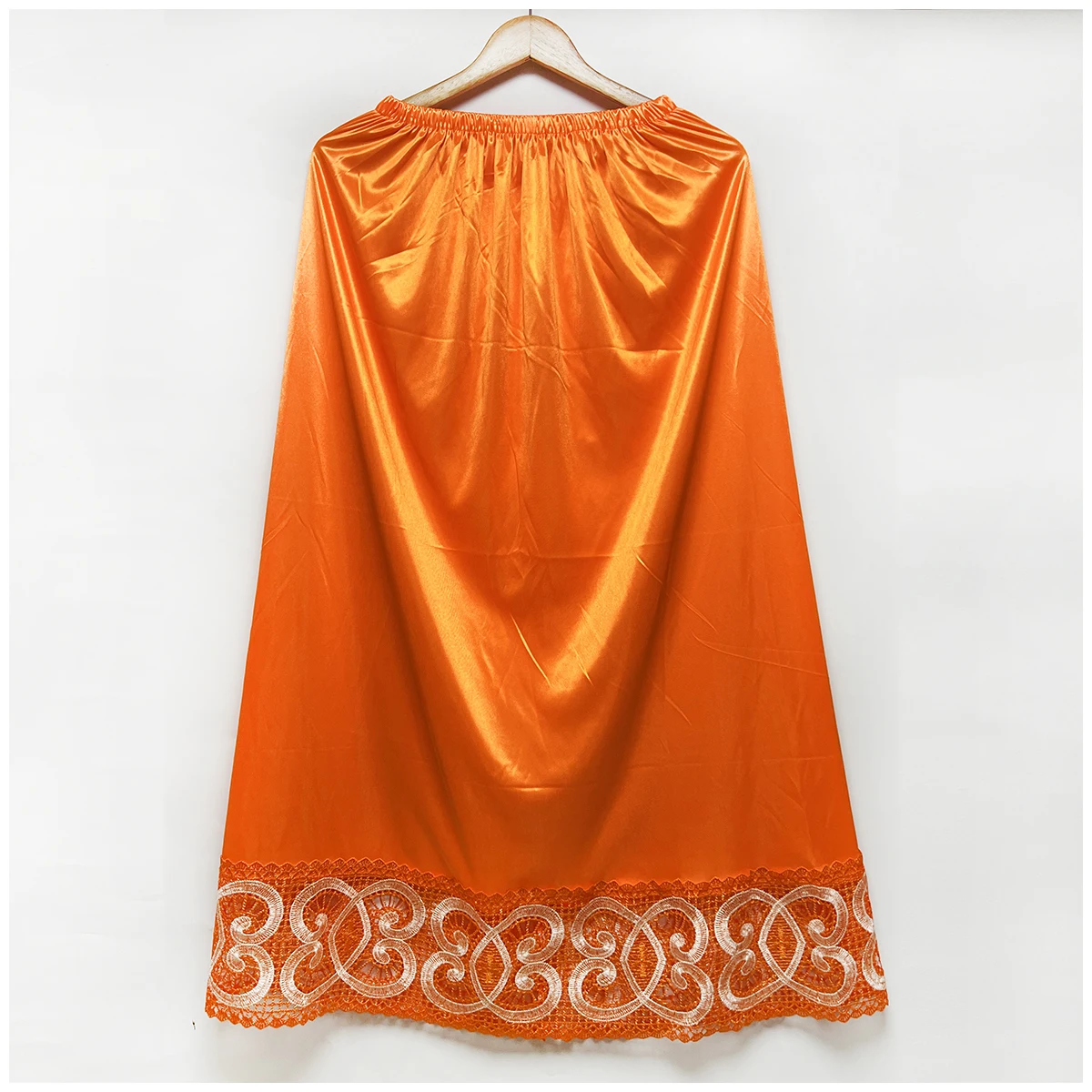 2026 Latest Comfort Women's Relaxed Long Skirt Lace Knee Length Elastic High Waist Flared Pleated Swing Skirt Cool Summer Dress