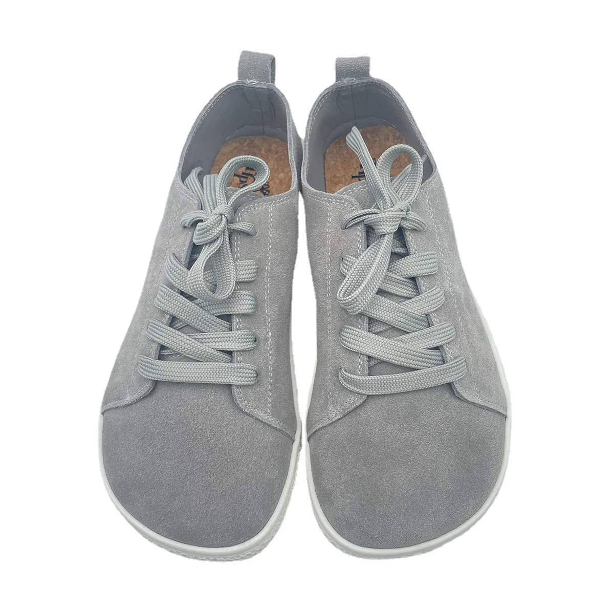 Tipsietoes 2025 Sprinng Barefoot Leather Sneaker For Women Flat Soft Thin Out Sole Zero Drop Wider Toe Box Flexible Light Weight