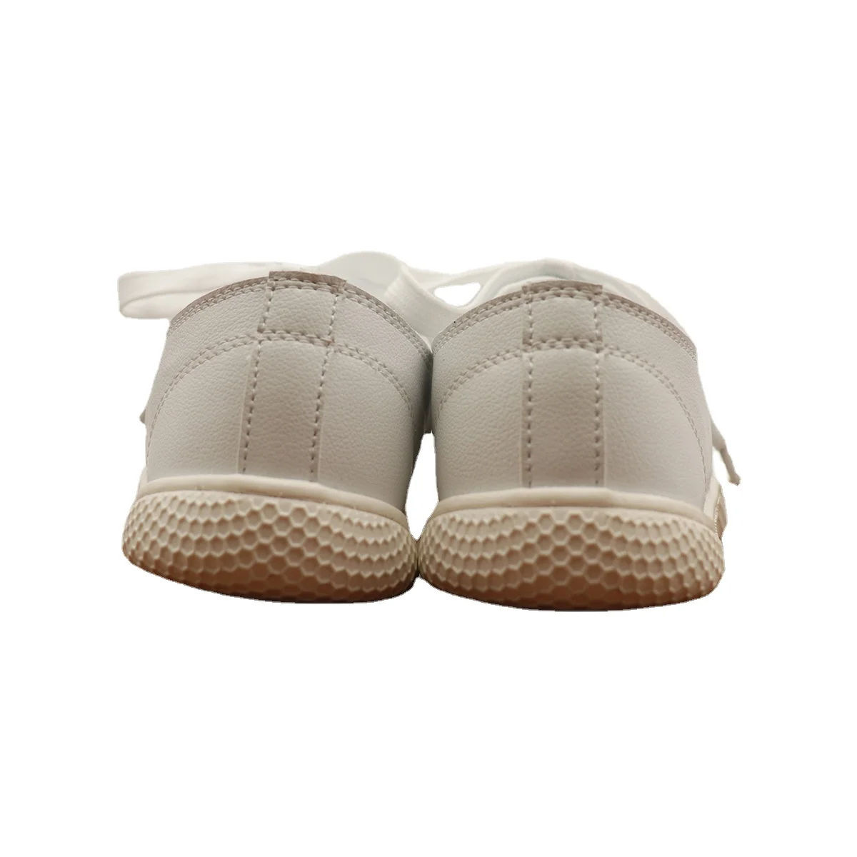 Tipsietoes 2025 Sprinng Barefoot Leather Sneaker For Women Flat Soft Thin Out Sole Zero Drop Wider Toe Box Flexible Light Weight