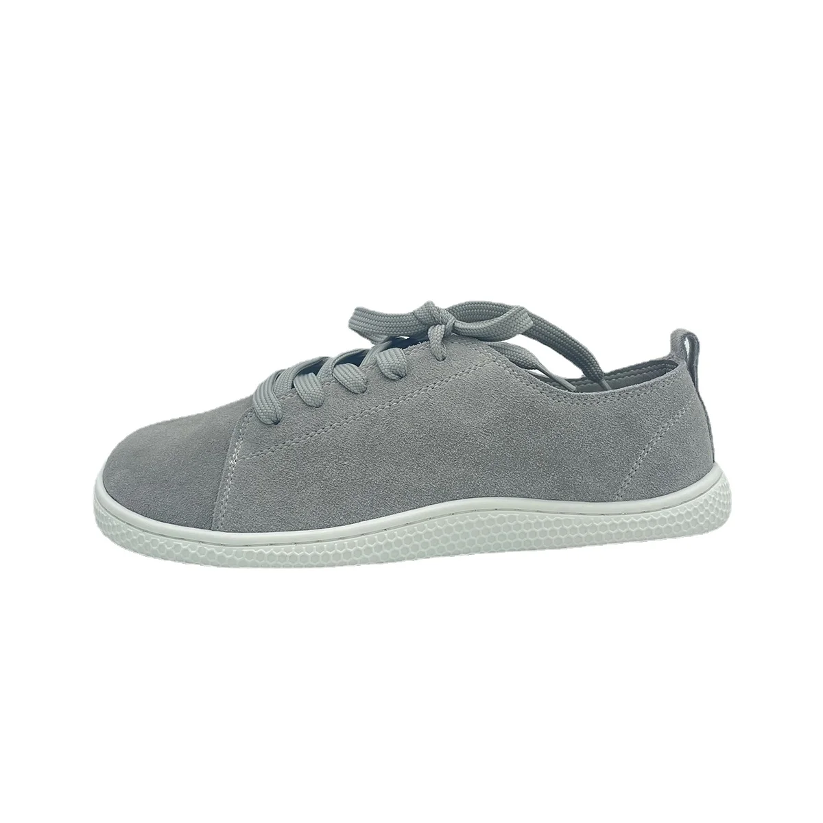 Tipsietoes 2025 Sprinng Barefoot Leather Sneaker For Women Flat Soft Thin Out Sole Zero Drop Wider Toe Box Flexible Light Weight