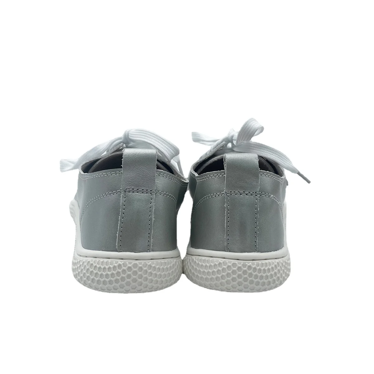 Tipsietoes 2025 Sprinng Barefoot Leather Sneaker For Women Flat Soft Thin Out Sole Zero Drop Wider Toe Box Flexible Light Weight