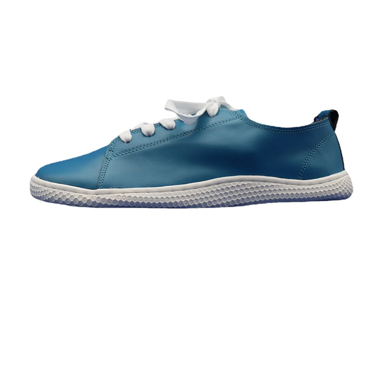 Tipsietoes 2025 Sprinng Barefoot Leather Sneaker For Women Flat Soft Thin Out Sole Zero Drop Wider Toe Box Flexible Light Weight