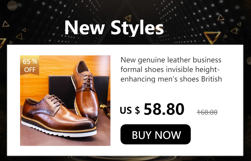 High-grade Leather Casual Men's Shoes Handmade Trendy Set of Feet Comfortable Sports Office Men's Banquet Leather Shoes