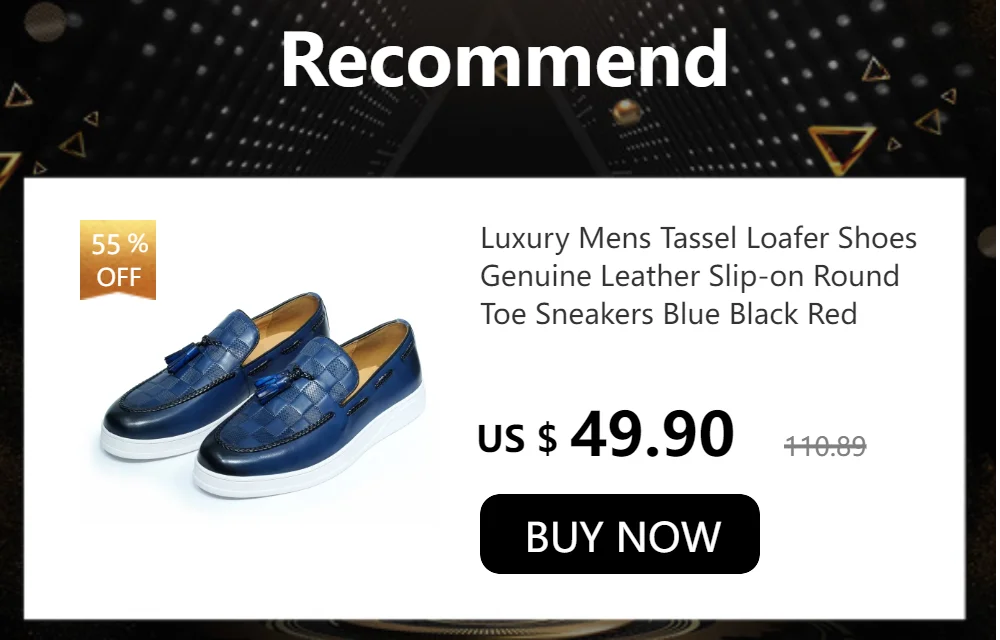 High-grade Leather Casual Men's Shoes Handmade Trendy Set of Feet Comfortable Sports Office Men's Banquet Leather Shoes