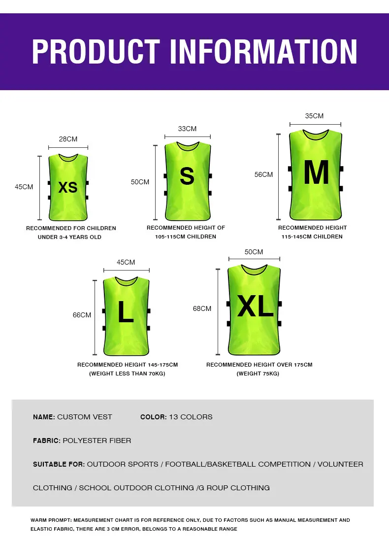 Custom Logo Company Party Vest Soccer Team Group Clothes Vest Work Vest Individual Men Women Vest Personality Customization