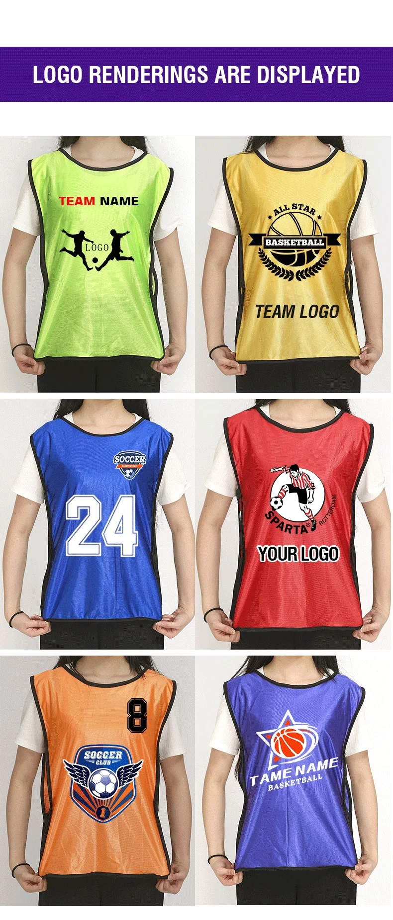 Custom Logo Company Party Vest Soccer Team Group Clothes Vest Work Vest Individual Men Women Vest Personality Customization