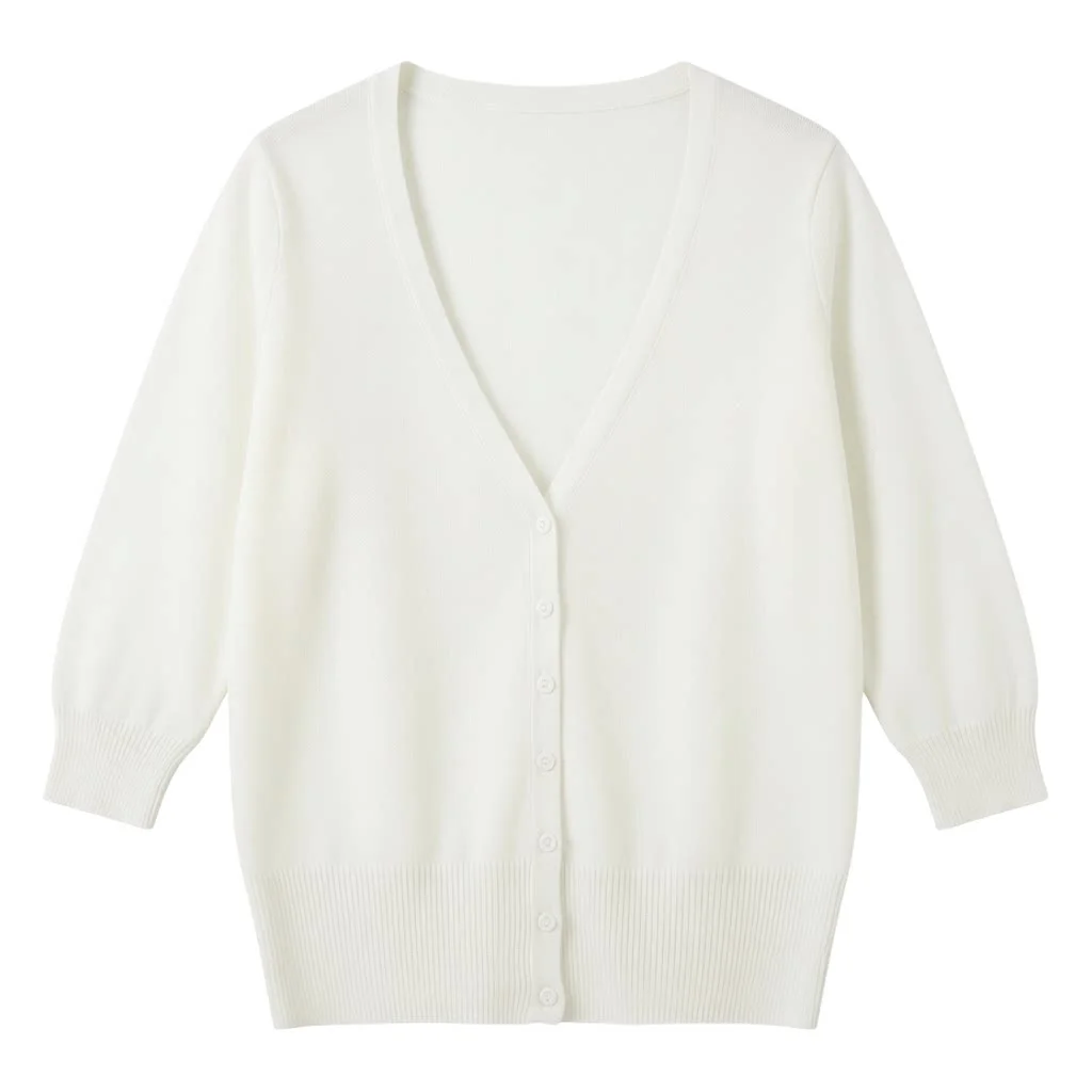 Basic Outerwear Summer Cardigan Women Girls Knitted Ladies Sweaters Cropped Crochet Top Knitwear Black Bolero Woman Jersey Tops