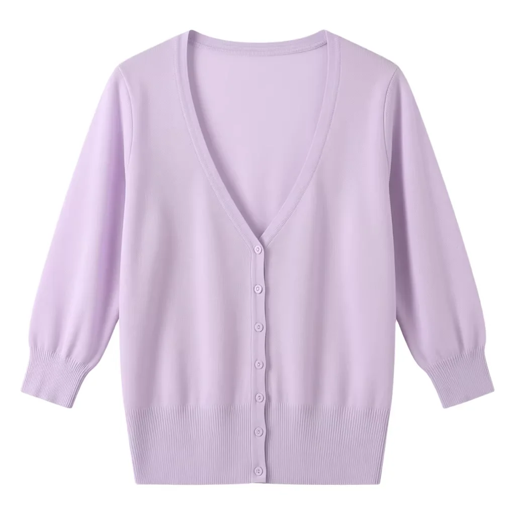 Basic Outerwear Summer Cardigan Women Girls Knitted Ladies Sweaters Cropped Crochet Top Knitwear Black Bolero Woman Jersey Tops