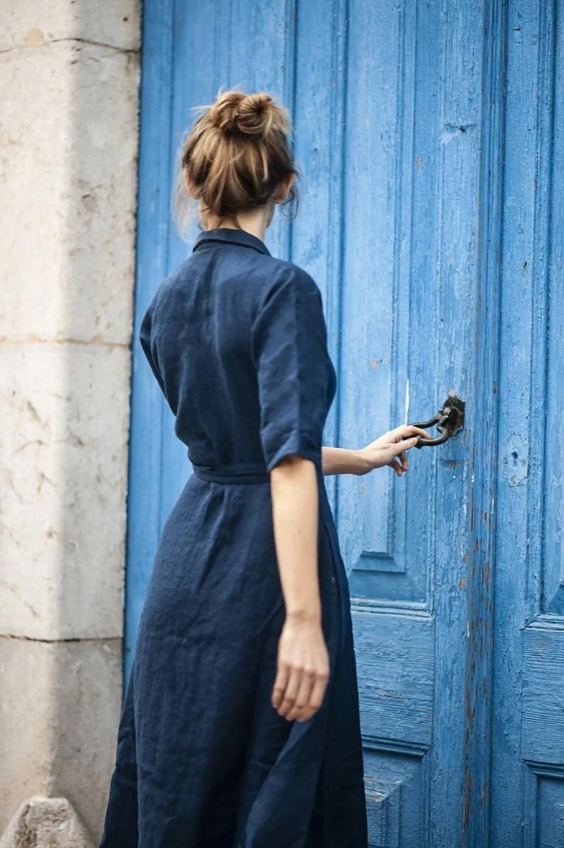 Dress Summer Women's Clothing Cotton and Linen Maxi Dress French Retro High Quality Shirt Dress Plus Size Fashion Leisure Lace