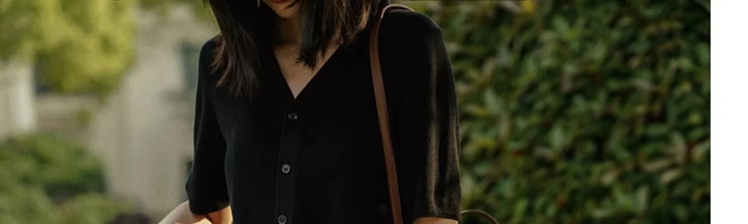 2022 New summer silk knit short sleeve cardigan women's fashionable half sleeve thin coat loose T-shirt cotton thread top