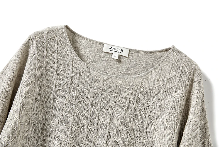 European station summer ice silk pleated short sleeve T-shirt women's round collar loose versatile solid color knit top