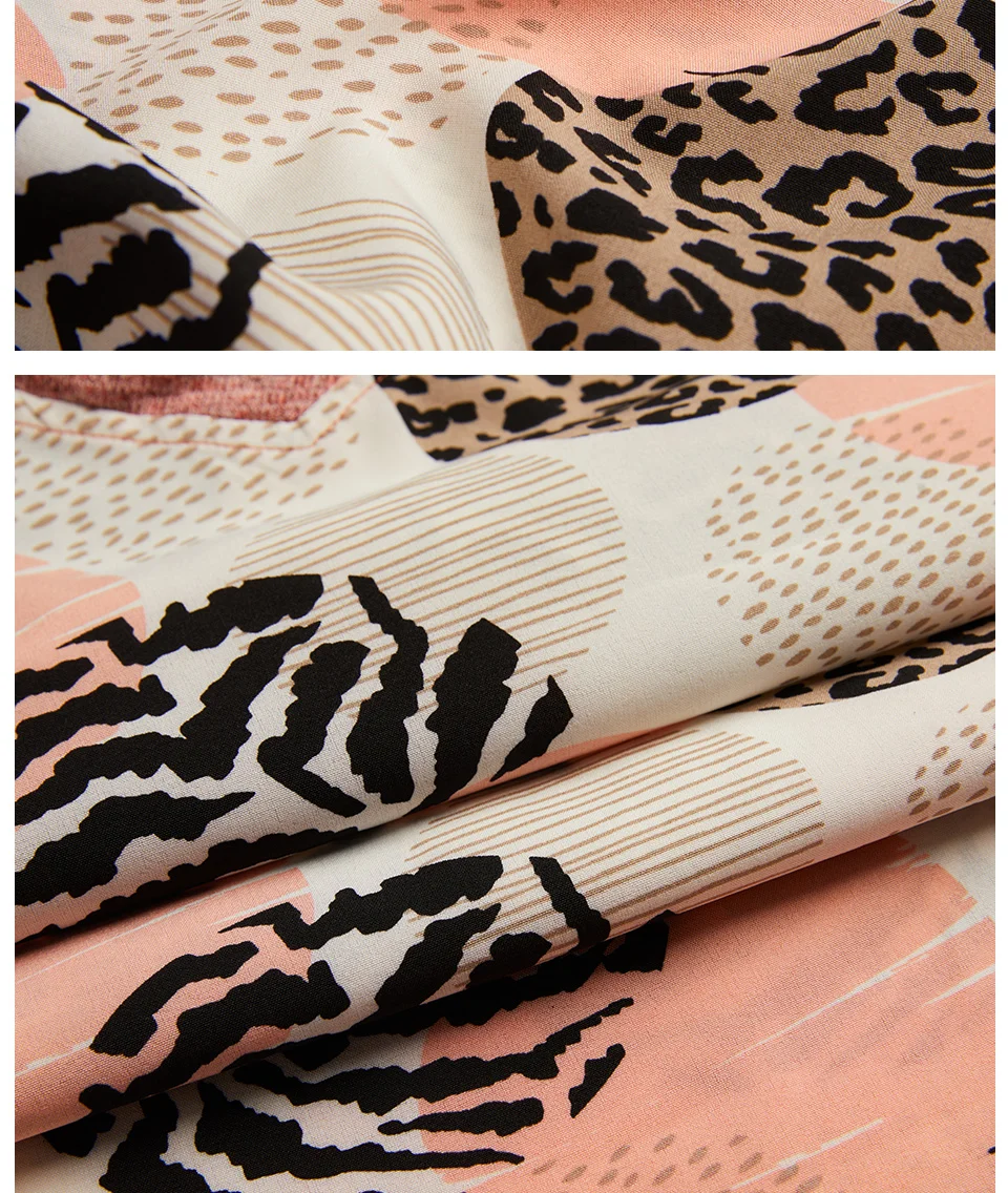Astrid Women's T-Shirt 2022 Female Oversized Top O-Neck Daily All-Match Clothing Fashion Leopard Polka Dot Print Tee Shirt Trend