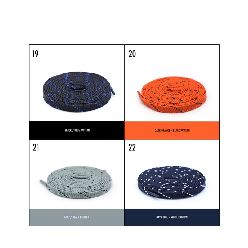 New Shoelaces for Sneakers Flat Shoelace Original Twill Two-Tone Pattern Premium Colorful Shoe Laces Athletic Unisex Shoestring