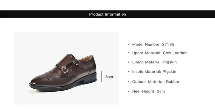 BeauToday Monk Shoes Women Genuine Cow Leather Buckle Strap Brogue Style Round Toe Casual Ladies Flats Handmade 27195