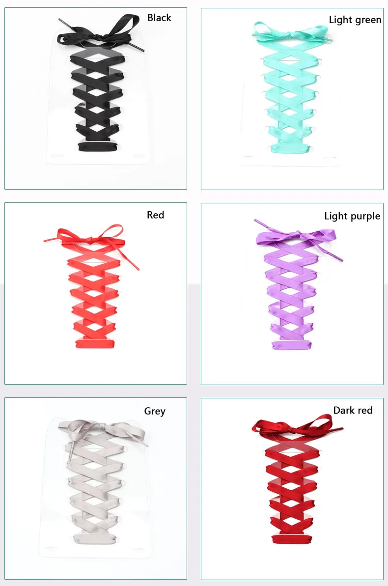 Silk Ribbon Shoe Laces Satin Flat Shoelaces Women Sneakers Shoelace Boots Laces for Shoes Decoration Casual Shoestring 1Pair