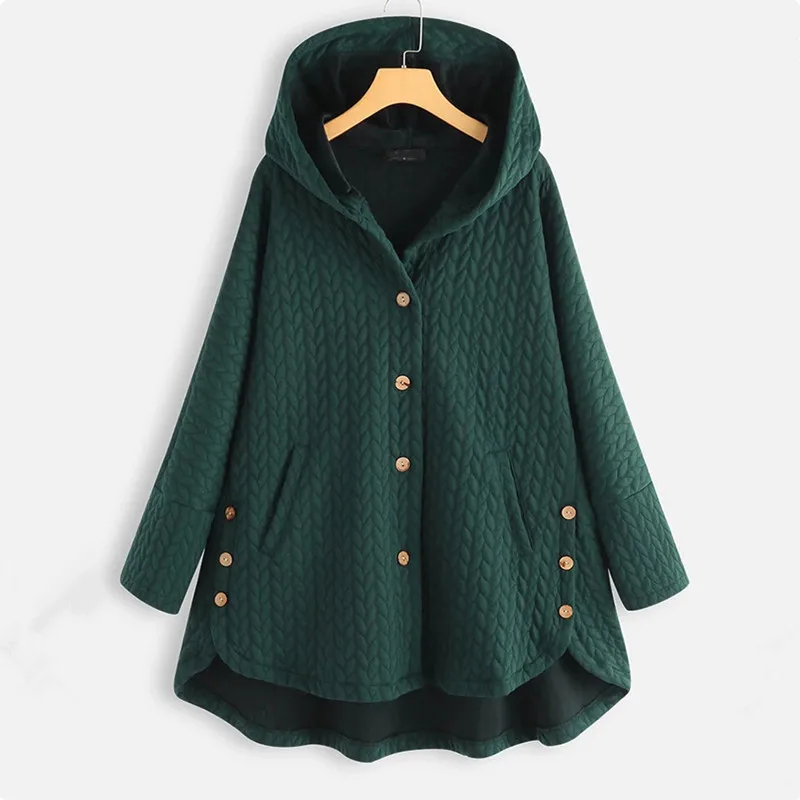 UHYTGF Chaquetas Women Jackets Korean Loose 8XL Big Size Coat Female Mid Length Hooded Spring Autumn Tops Outewear Jaquetas 1874